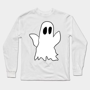 Cute Ghost Halloween Design Long Sleeve T-Shirt